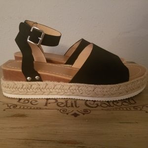 Espadrille Wedge Flatform Sandal